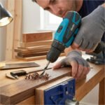 Clarke Cordless Angle Drill Blue & Black 12V CLCAD12