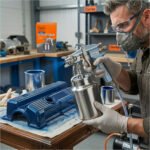 Clarke Spray Gun with Pump SGCHD 1.8mm Nozzle Paint Capacity 1000cc