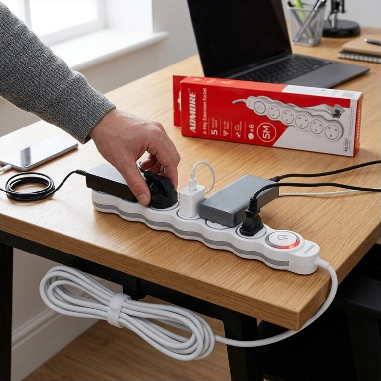 Admore Extension Socket 6way 5mtr 13A