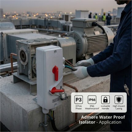 Admore Water Proof Isolator Surface Mounted 250V IP66 3Pole